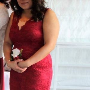 Elegant floral Sleeveless Lace Evening dress